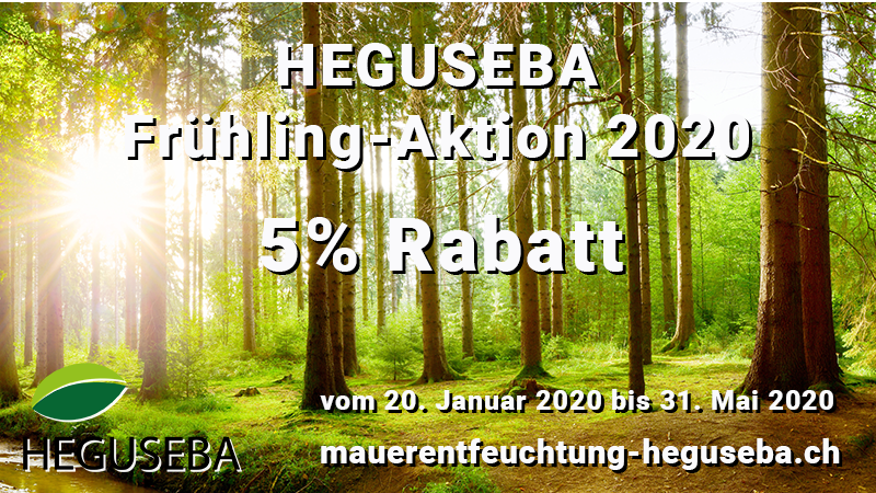 Heguseba Frühlingsaktion 2020